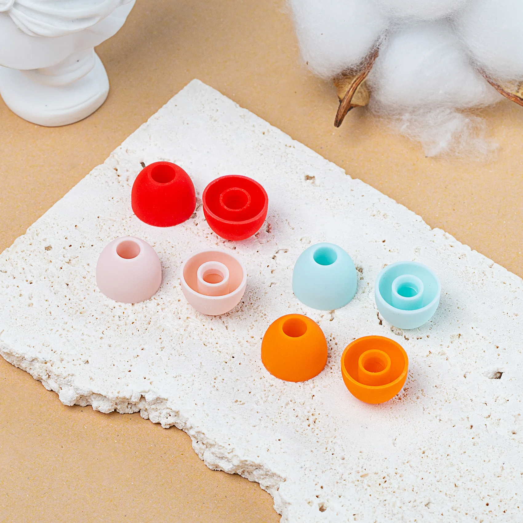 KBEAR Forapp Headphone Earbuds Cap Cushion for Apple Airpods Tips Earbuds 4pairs(8pcs) Noise Isolating Headphone Earmuffs