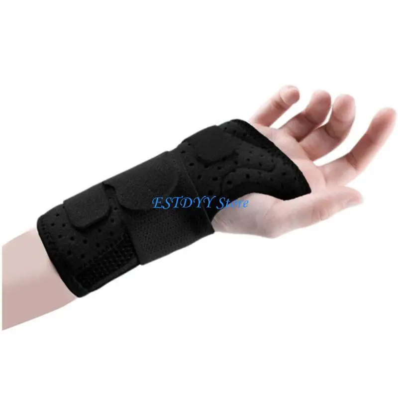 G6DE Modifiable Wrist Support With Steel Rod For Tendonitis Security During Basketball Office Work Tasks