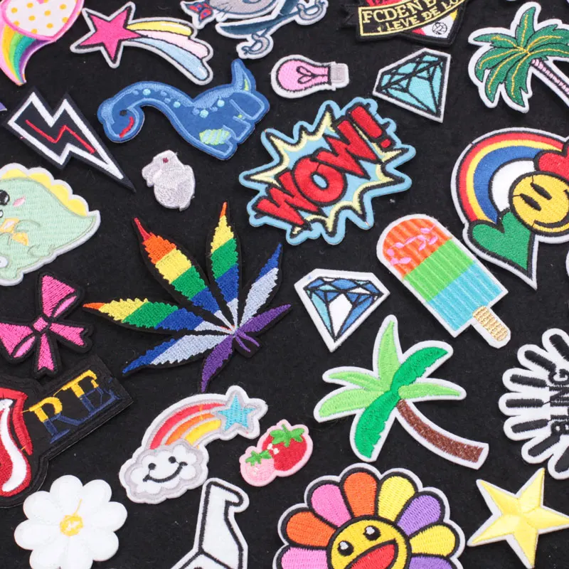 

Cartoon Patch Embroidered Patches for Clothing Embroidered Applications for Sewing Thermal Patches for Clothing Brand Diy Badges