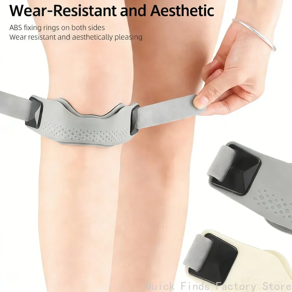 1/2Pcs Silicone Patellar Tendon Support Strap Adjustable Knee Support Pads for Men Women Sports, Running, Tennis, Jumpers Knee