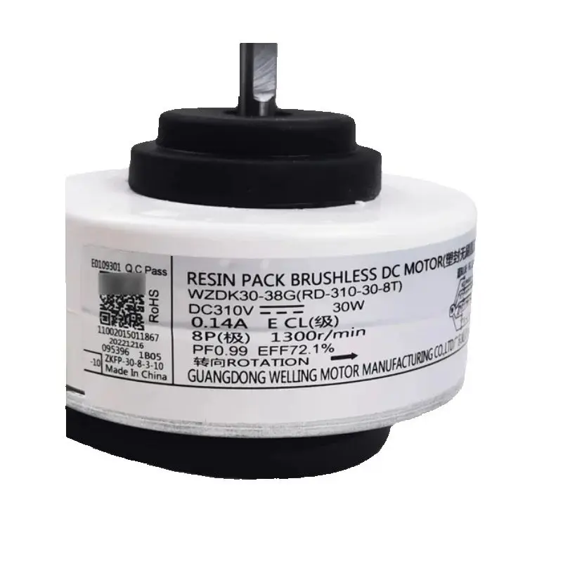 1pcs new good working for air conditioner Inverter fan Motor WZDK30-38G WZDK30-38G-1 Brushless DC motor