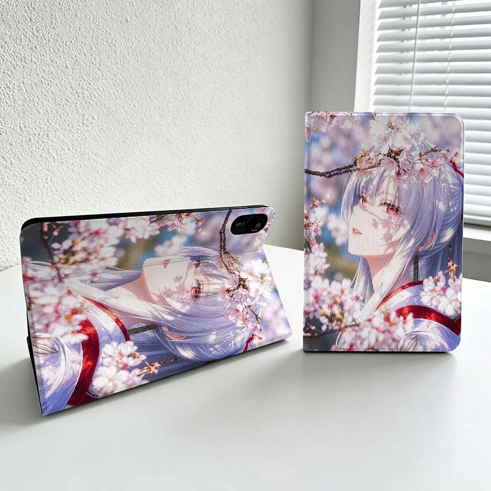 Cartoon Flower Petal Girl Cover For Xiaomi Redmi Mi Pad 8 7 6 5 4 2 SE K Pro Max Ultra Poco Pad Soft Inch Tablet Case