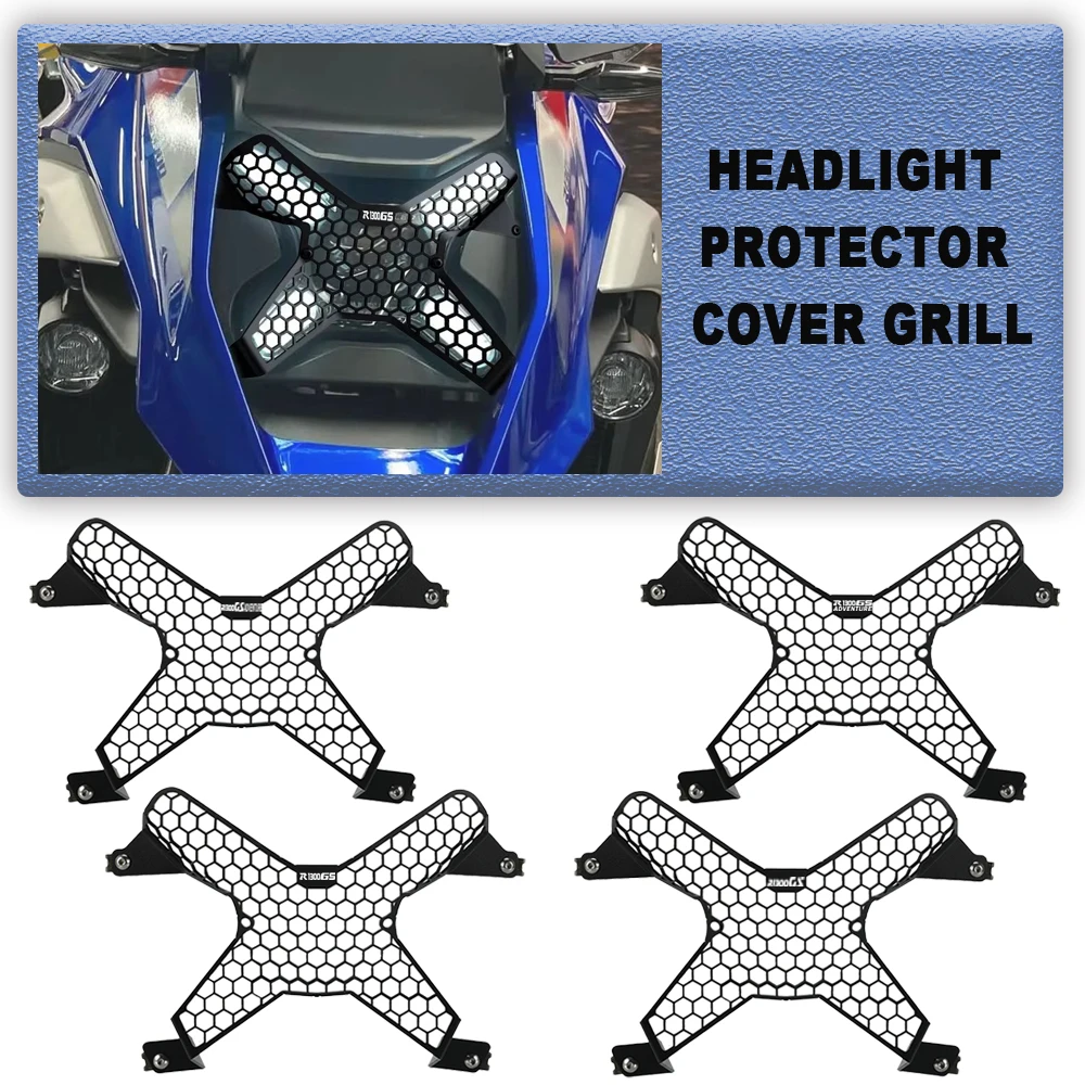 

For BMW R1300GS R 1300 GS R1300 GS 1300GS 2023 2024 Aluminium Headlight Protector Light Cover Protective Guard GS1300 Motorcycle