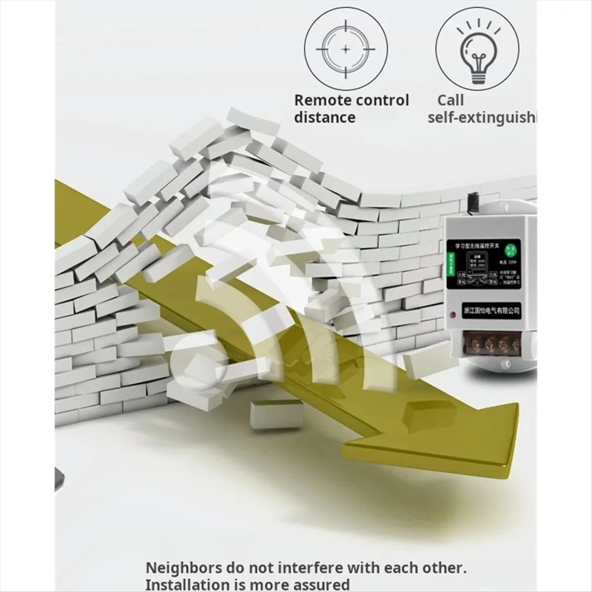 

220v Single-Phase Water Pump Motor Remote Control Switch Intelligent Wireless Remote Control Sprayer Power Control