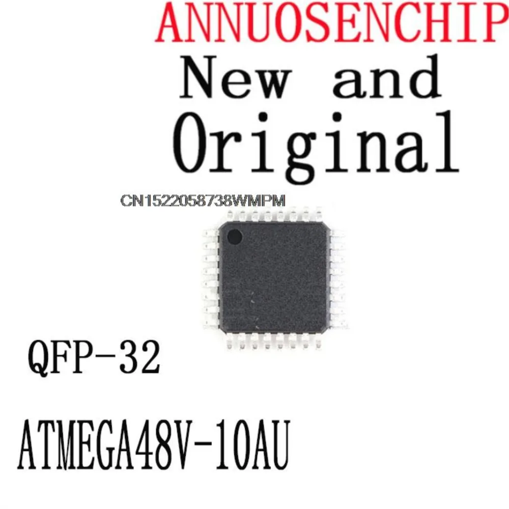 50PCS ATMEGA48V  ATMEGA48  QFP-32  ATMEGA48V-10AU
