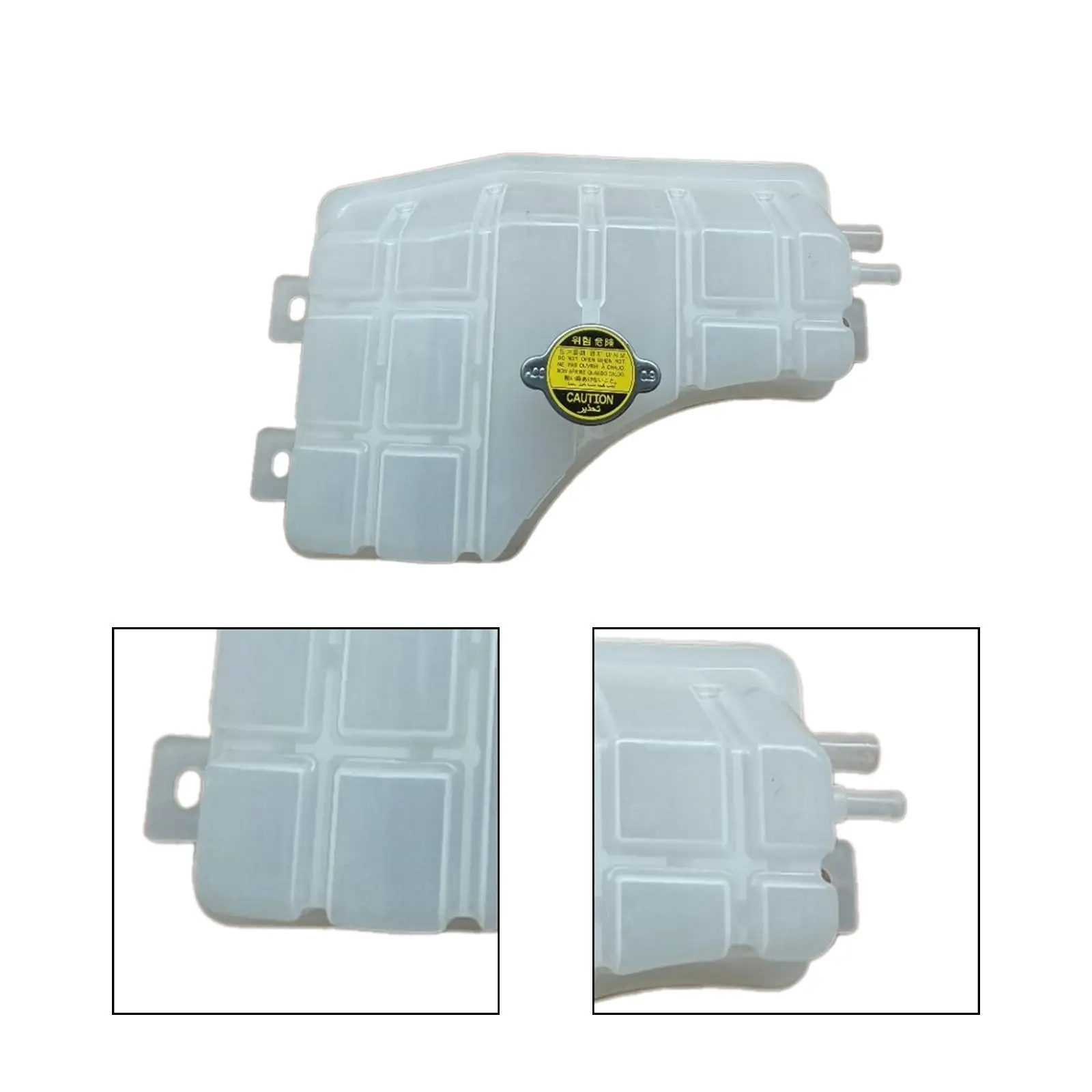 Expansion Tank Accessories Car Cooling System Component White Fittings Professional Simple Installation Replacement