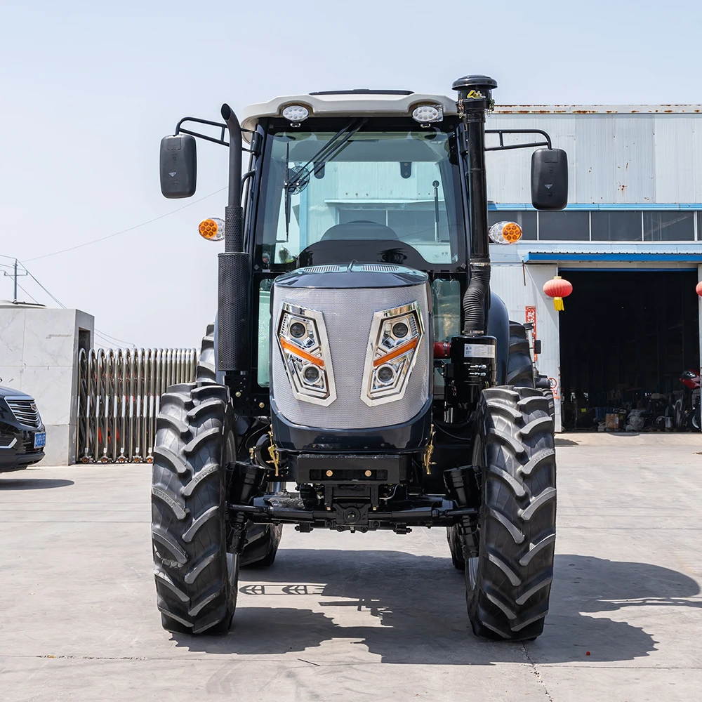 4x4トラクター 70～100馬力 (12F+12R) 全地形対応 四輪駆動 小型トラクター ディーゼル ミニ農場トラクター 農業機械