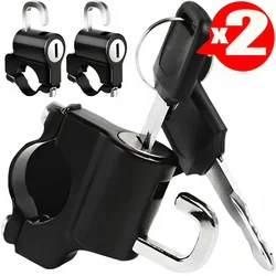 1/2set Neutral Helmet Lock Electric Vehicle Fixed Anti-theft Safety Artifact Battery Motorcycle Wire Rope Hat Lock Hook Lock