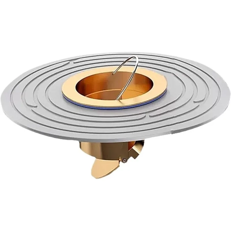 Large‑Size Brass Floor Drain Core, Odor & Insect Proof, Rapid Quick‑In Drain for Bathroom Sewer, Enhanced Plumbing Efficiency