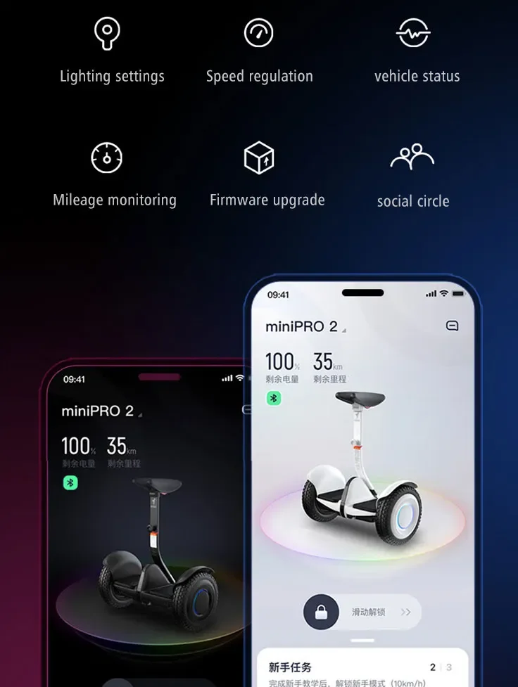 Original Ninebot Electric Self Balance Scooter Mini pro 2 Self-balancing Scooter for Kids Adults