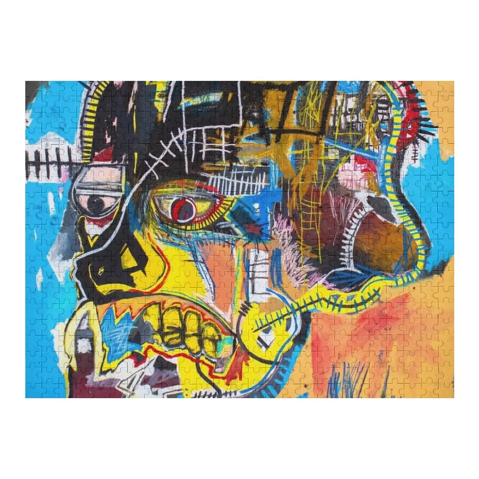 

Human skull between life and death - 1981 Jigsaw Puzzle Customizable Gift Toys For Children Custom Wooden Name Puzzle