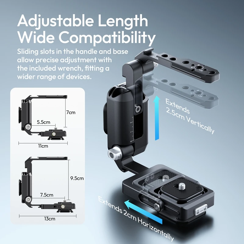 u Ulanzi XJ01 Uka Universal Foldable Camera Cage 2-in-1 Handle Cage