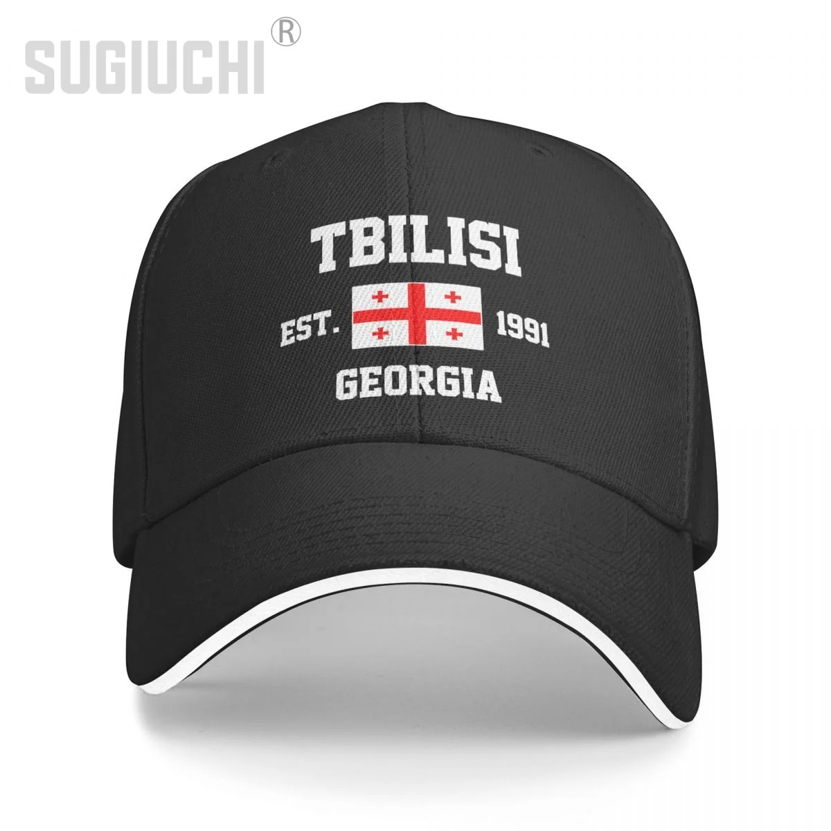 Baseball Cap Georgia EST.1991 Tbilisi Capital Men Women Unisex Hip Hop Sandwich Caps Snapback Golf Hat Fishing