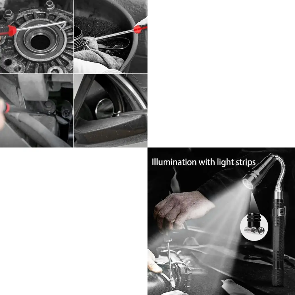 7Pcs Auto Mechanics Tool Extending Suction Seal Puller Accessories