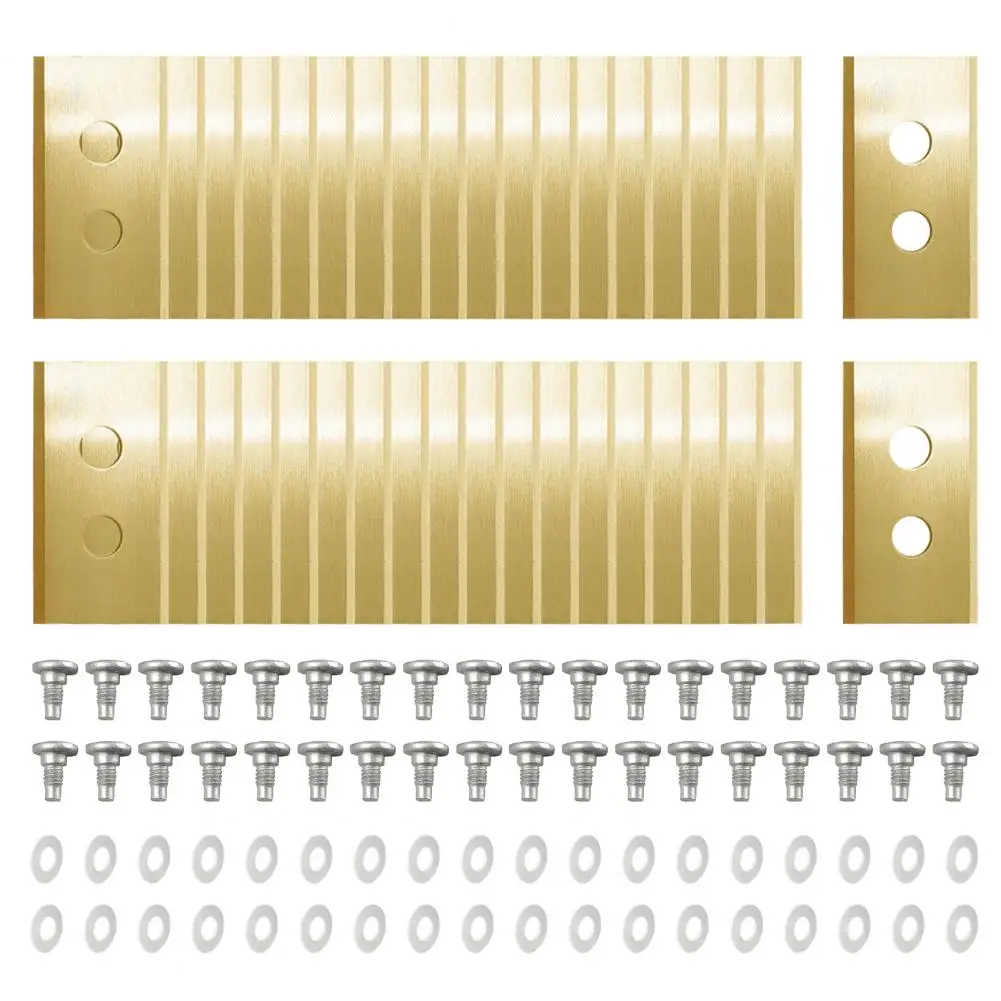 36 Sets Lawn Mower Replacement Blade Metal Blades 2-hole Design Mower Blade for Mammotion Luba Yuka Robot Lawn Mowers