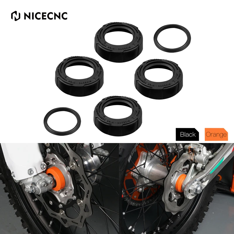 

NICECNC For GasGas EC 300 EC 250 2021-2024 Front Rear Wheel Bearing Protection Cap For KTM EXC 300 EXC-F 350 Husqvarna TE 300