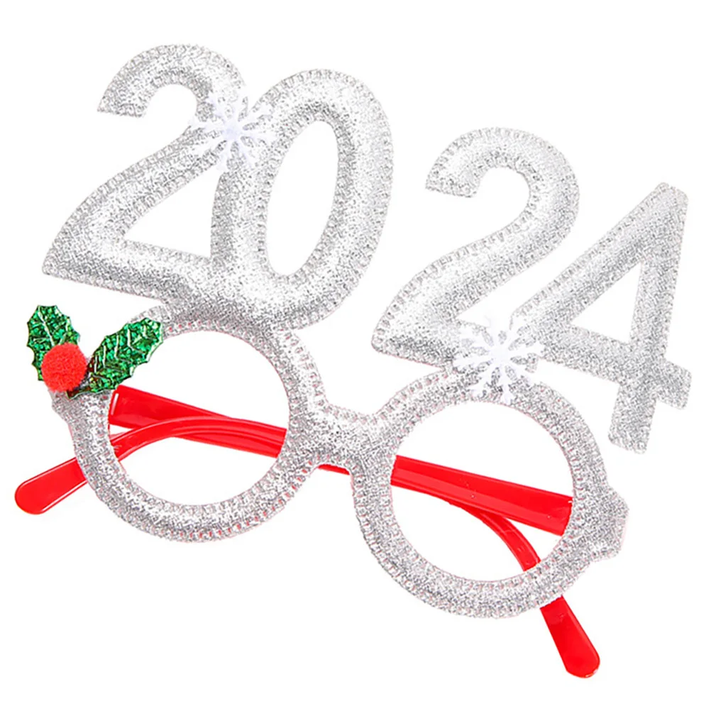 

Christmas Glasses Prop Lightweight Festive Eyewear Xmas Party Photo Booth Decorative Glasses Frames Xmas Eyeglasses Frames
