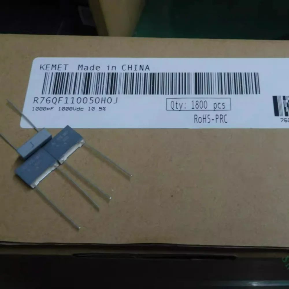 

20pcs/lot AV R76 0.001uf/1000V 1.0nf 1000pf 1n0 102 Brand New 10mm Film Capacitor R76QF110050H0J