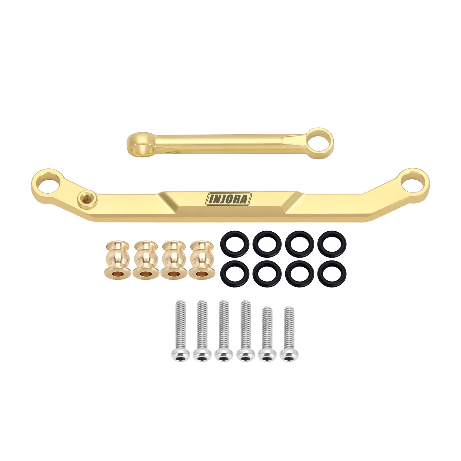 INJORA Brass Steering Links for 1/24 RC Crawler Car FMS FCX24 FCX18 Upgrade (FCX24-03)