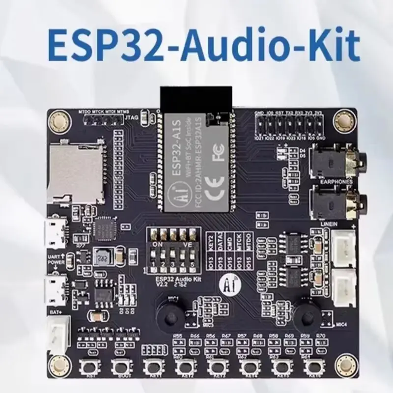 ESP32 Audio Development Board ESP32-Audio-Kit Use ESP32-A1S 4MB or 8MB Module Dual-Antenna WiFi+ Bluetooth Module