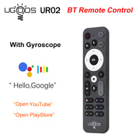 Original UGOOS UR02 BT Voice Remote Control with Gyroscope Replacement for Ugoos AM8 PRO AM6B AM6 PLUS X4 X4Q Cube Pro Extra