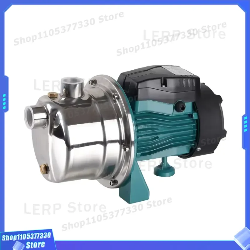220V 240V Stainless Steel Jet Pump Household Self Priming Water Pump Large Suction Flow Pressurized Booster for Home Garden