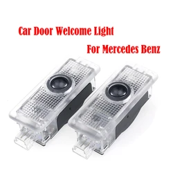 Led Car Door Welcome Light Projector Laser Lamp For Mercedes Benz CLA C117 AMG CLS C218 W218 W219 E Class A 207 C207 Accessories