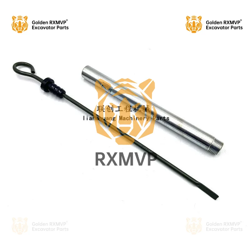 For Kobelco SK kx 200 210 250 260-8 Super 8 Rotary Motor Oil Dipstick Sleeve Assembly Gear Oil Dipstick Excavator Accessories