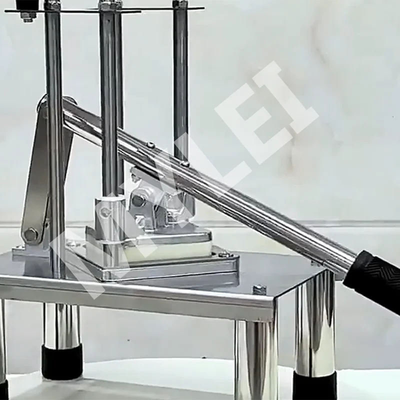 Stainless Steel Fruit Bar Cutting Machine Manual Vertical Fries Cutter Small Cucumber Potato French Cutter Restaurants