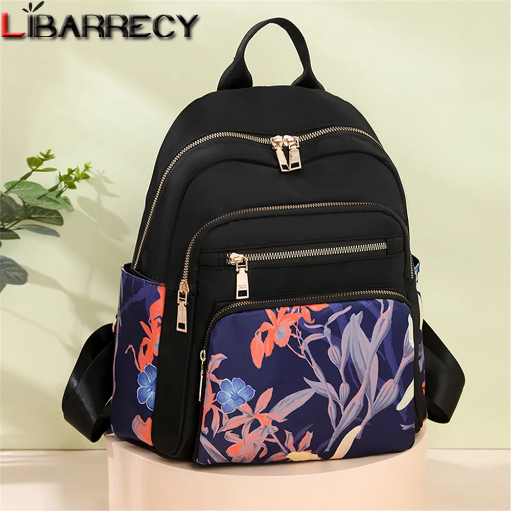 

2023 Waterproof Oxford Women Backpacks Fashion Anti-theft Women Backpacks Print School Bag High Quality Large Capacity Backbags