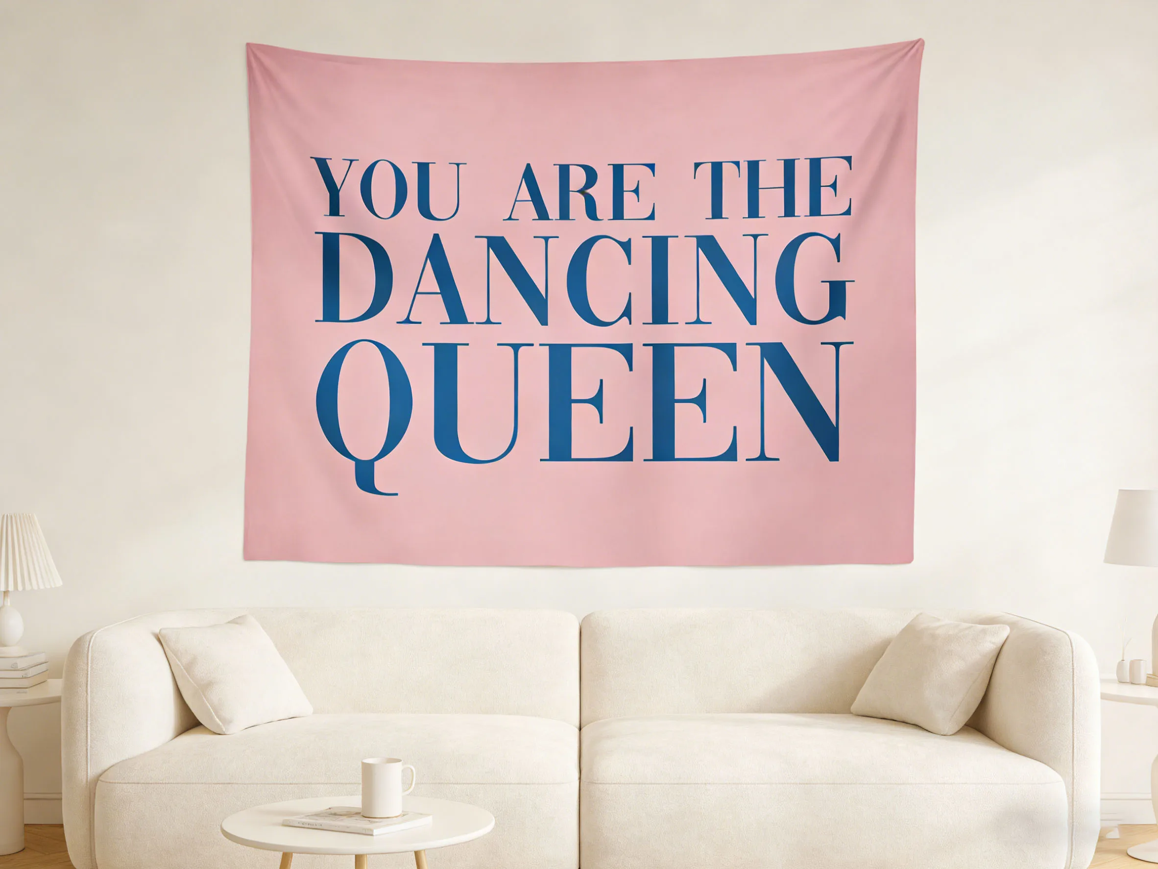 2026 Neu YOU ARE THE DANCING QUEEN Wandteppich im Bohemian-Stil, Wandteppich für Schlafzimmer, ästhetische Wanddekoration, Kunst-Wandteppich