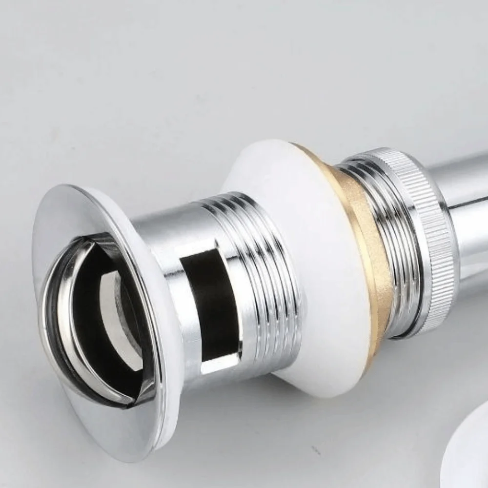 

Flip Plate Type Basin Drain Device Anti-Clogging Rust-proof Sink Strainer Copper Rapid Drainage Universal Sink Drain Washbasin