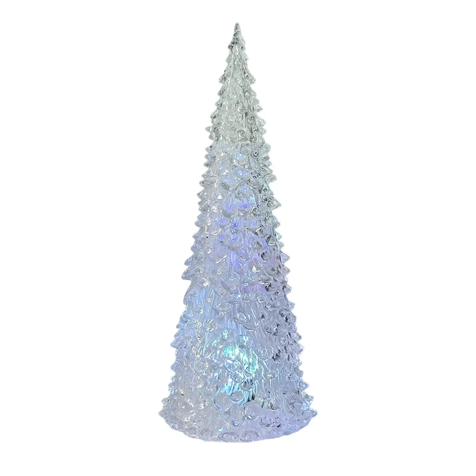 Light Up Christmas Tree Decorations Holiday LED Nightlight 7-Color Changing Tabletop Christmas Tree With Lights For Holiday