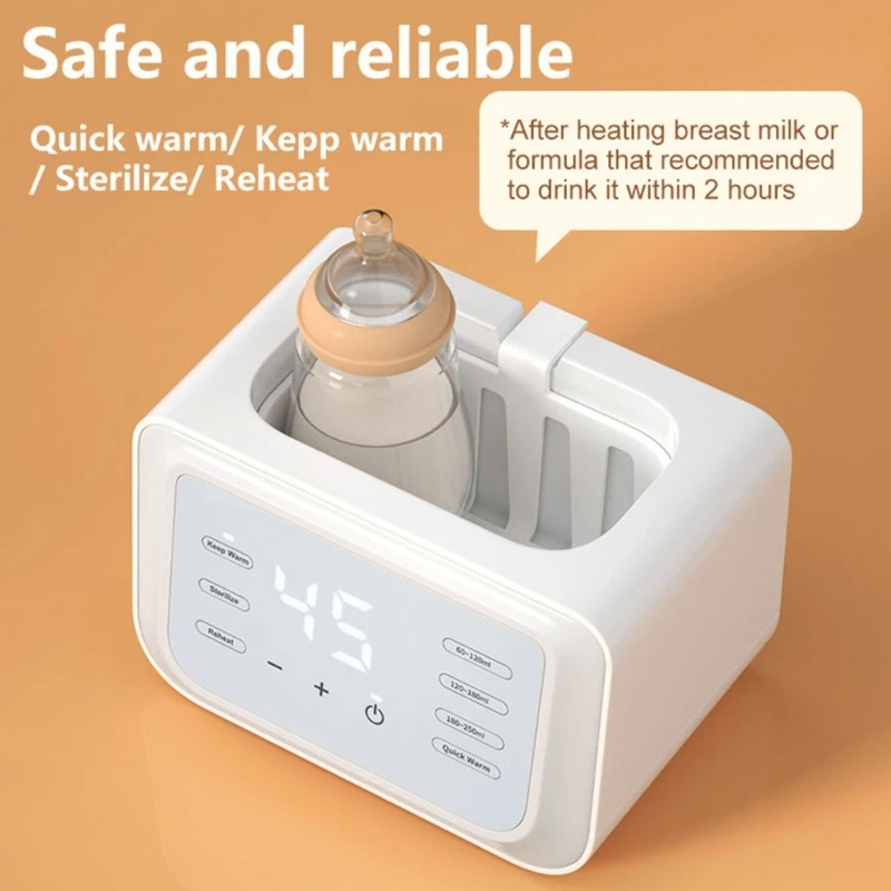 Efficient Double Baby Bottle Warmer 24hr Advanced Appointment multifunction Baby Heater & Defrost Simple to Use