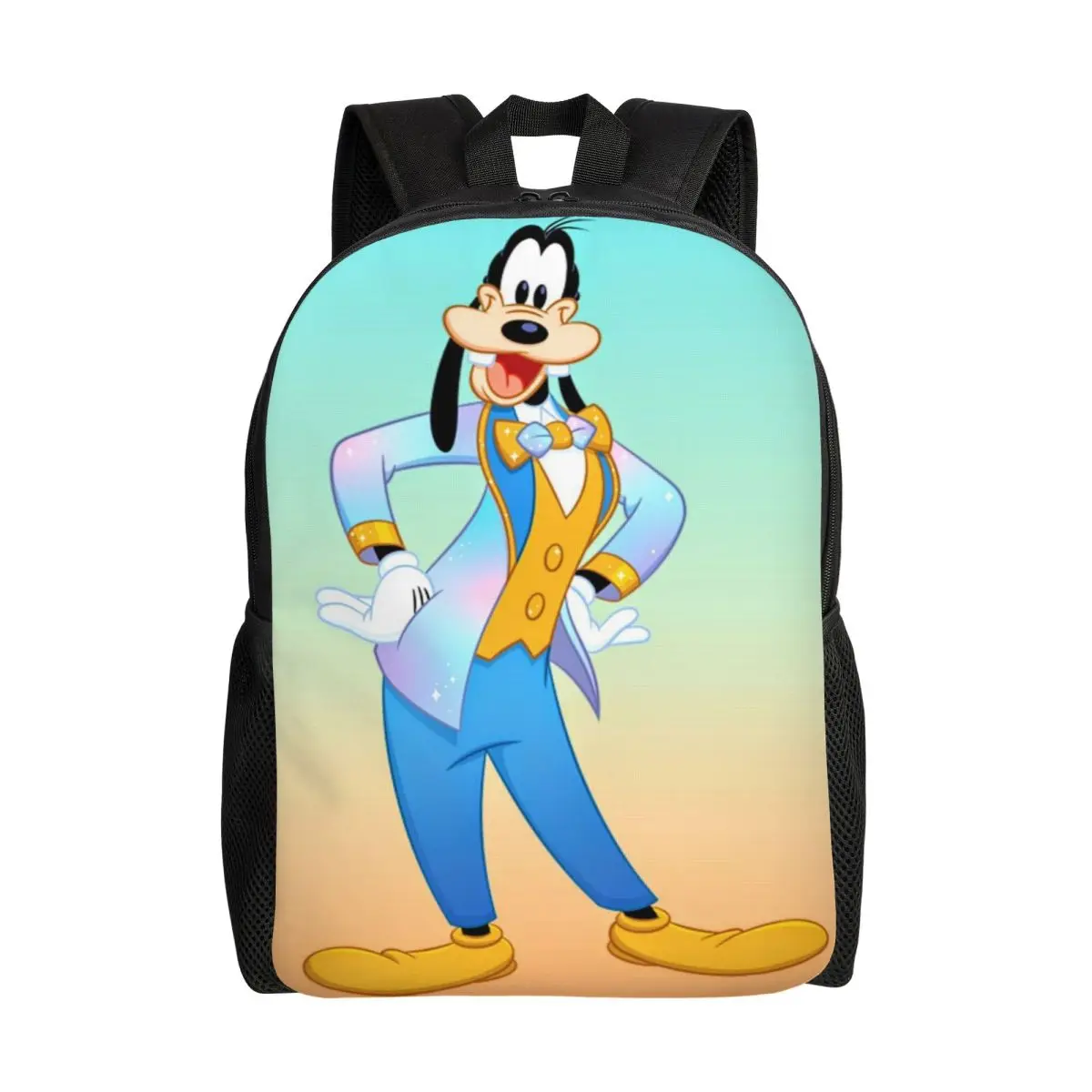 

G-Goofy Goof Backpack for Men Women Waterproof School College Anime Cartoon Bag Printing Bookbags