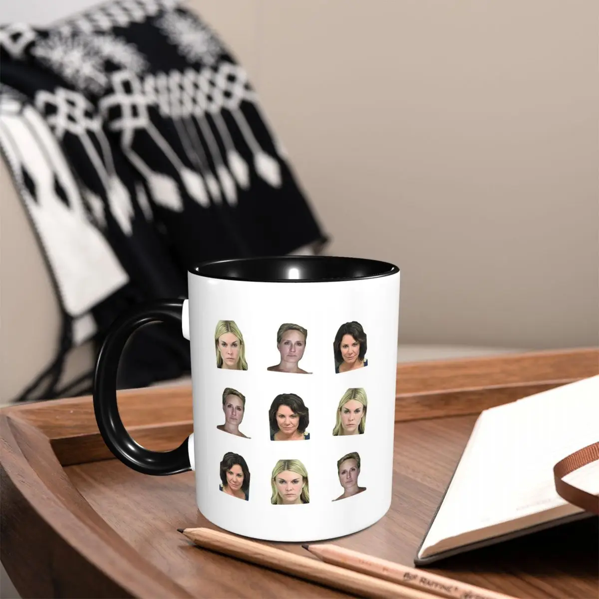 The Mugshot Housewives Of New York City Mug Funny Ceramic Coffee Cups Tea Mugs Milk Cup Drinkware Gift for Woman Man