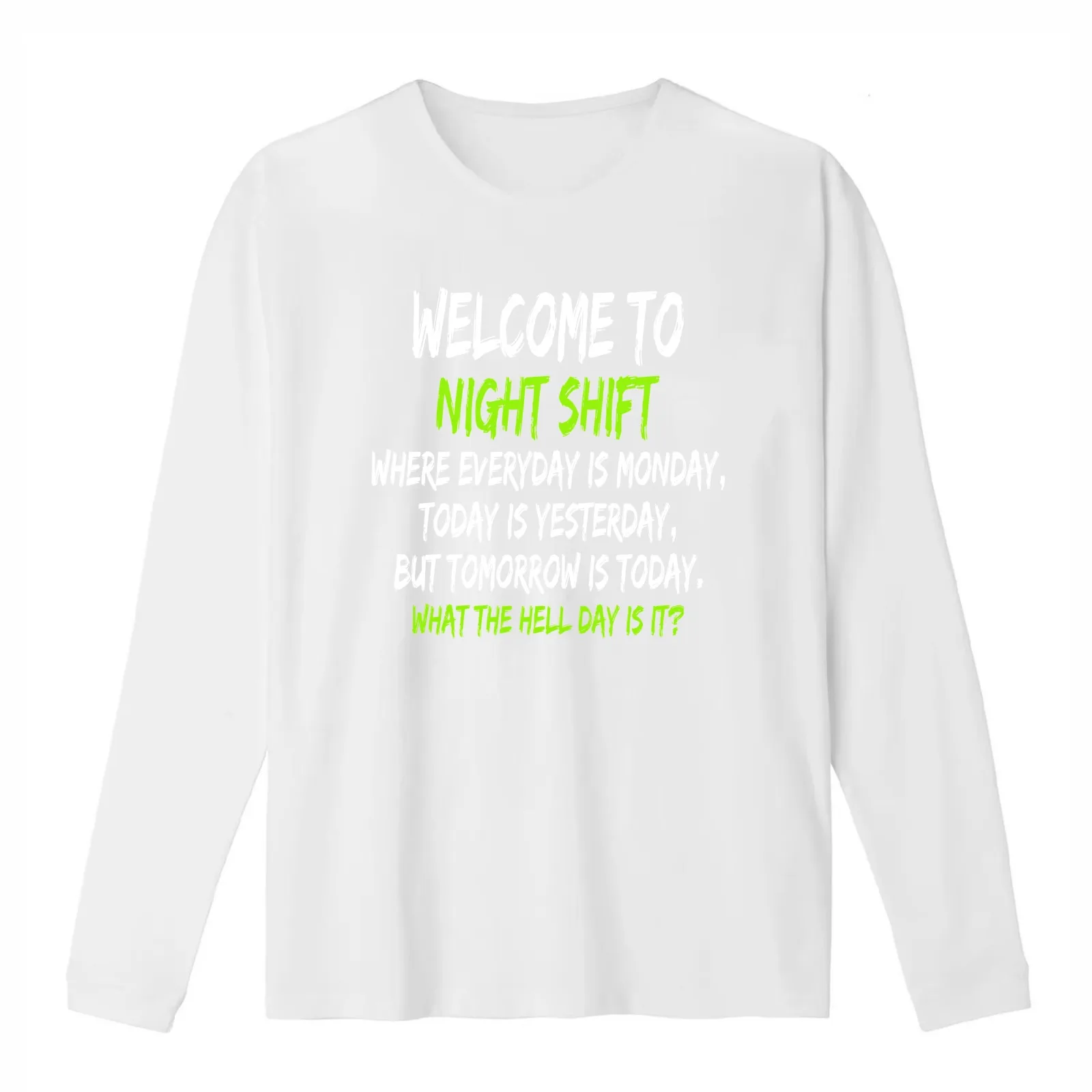 Night Shift Workers Gift Funny Midnight Shift Gifts Welcome to night shift T-Shirt Summer Casual Cotton Tee Unisex Men Women