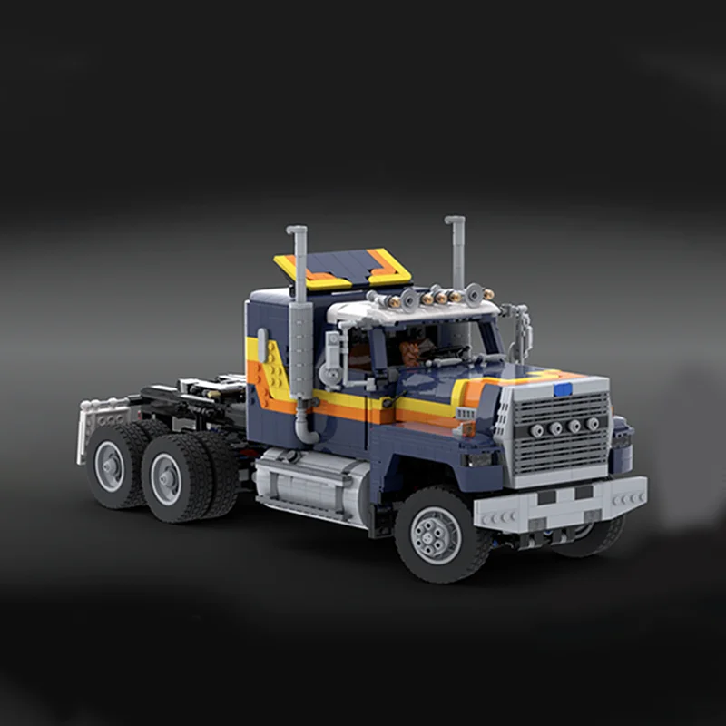 2442PCS Moc Technical RC 1:17 Ford LTL9000 6x6 Sleeper Edition Car Building Blocks Assemble Bricks Vehicle Toys Gift for Kid Boy