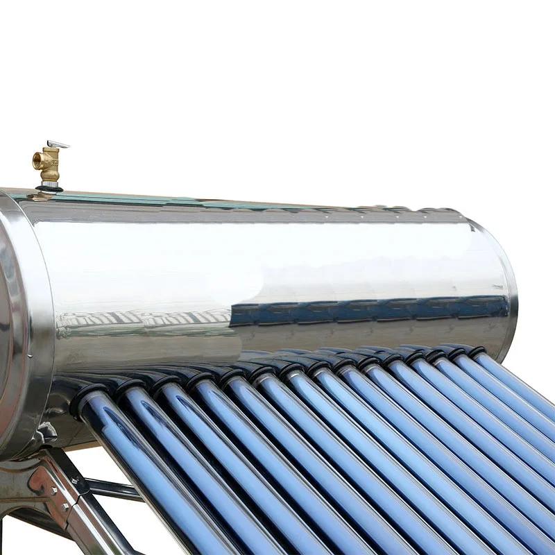 

Factory Price Solar Water Heater 50L 500L Stainless Steel Tank Evacuated Tube Solar Panel for House Use Top Gravity Roof