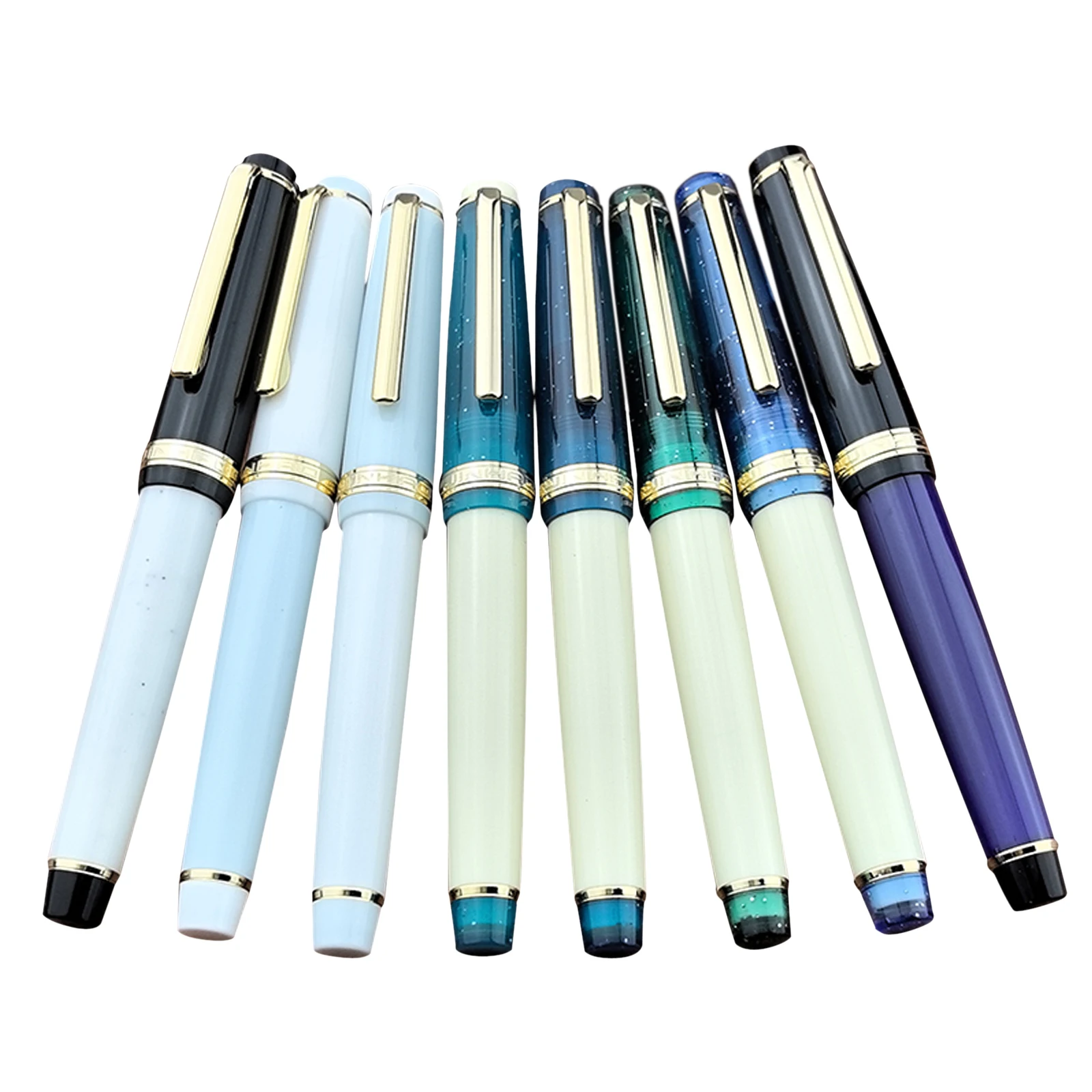 Jinhao 82 Color blocking Fountain pen with iraurita EF F M nibs Rotating ink suction school office supplies stationery gift pens