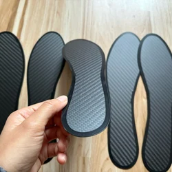 0.8mm 1mm 1.2mm Thickness Fiber Sporty Insole Carbon Insole Quality New 1 Pair Rigid Shoe Insert for Sports Male Shoe-pad Female