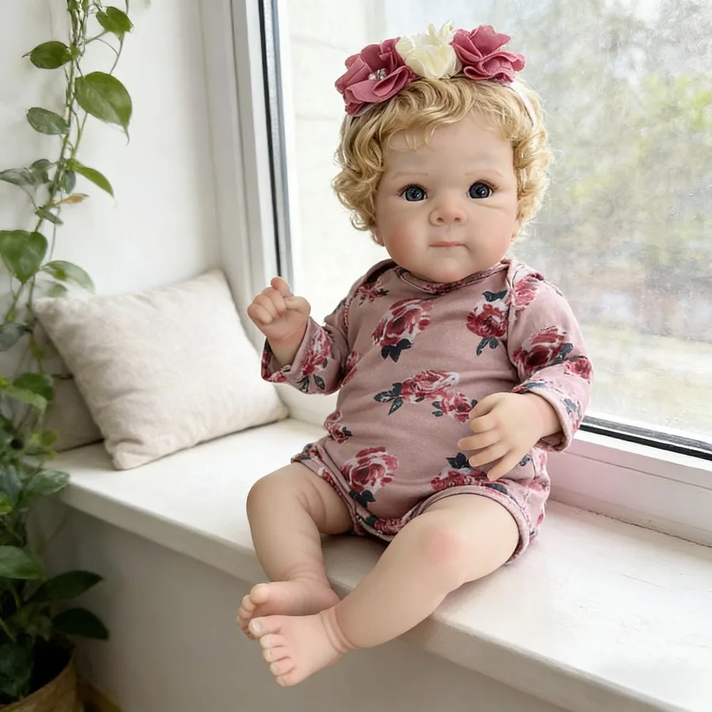 45CM 18INCH Reborn Newborn Baby Doll Bettie Handmade Art Dolls Soft Body Real Looking Baby Dolls with Visible Veins Bebe Alive