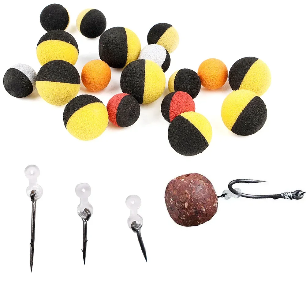 10 قطعة الطعم المعدني سبايك الكارب الطعم سبايك ستينغ Boilies دبوس مع توقف واضح المطاط الذرة روني الشعر تلاعب الصيد اكسسوارات #6