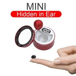 Mini Invisible Head phones Wireless Bluetooth Earphones Waterproof Single Earbuds Microphone handsfree Earpiece Charge display