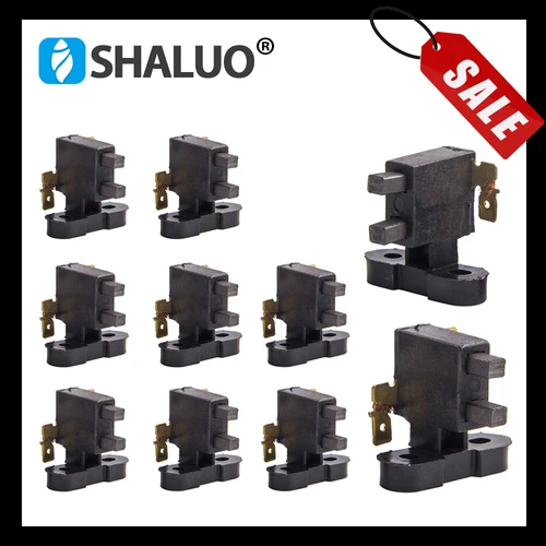 10 unids/lote generador de gasolina soporte de cepillo de carbono 2KW 3KW GX160 5KW 8KW GX390 piezas de accesorios de generador de Motor eléctrico