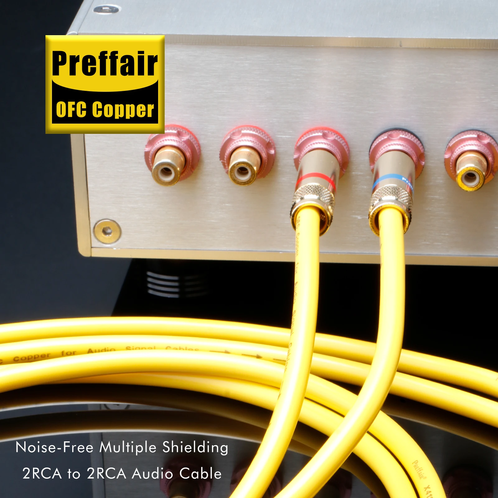 Paar Van Den Hul Mc D-102 Mk Iii Audio Kabel Met Vergulde Rca Naar Rca Vdh Draad (Bulk cabe In 1 Stuk Zonder Rca Connectors)