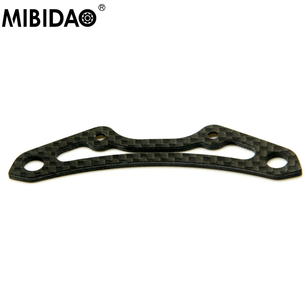 MIBIDAO Carbon Fiber Bumper Plate For 1/10 3Racing Sakura XIS RC Car Drift On Road Accessories