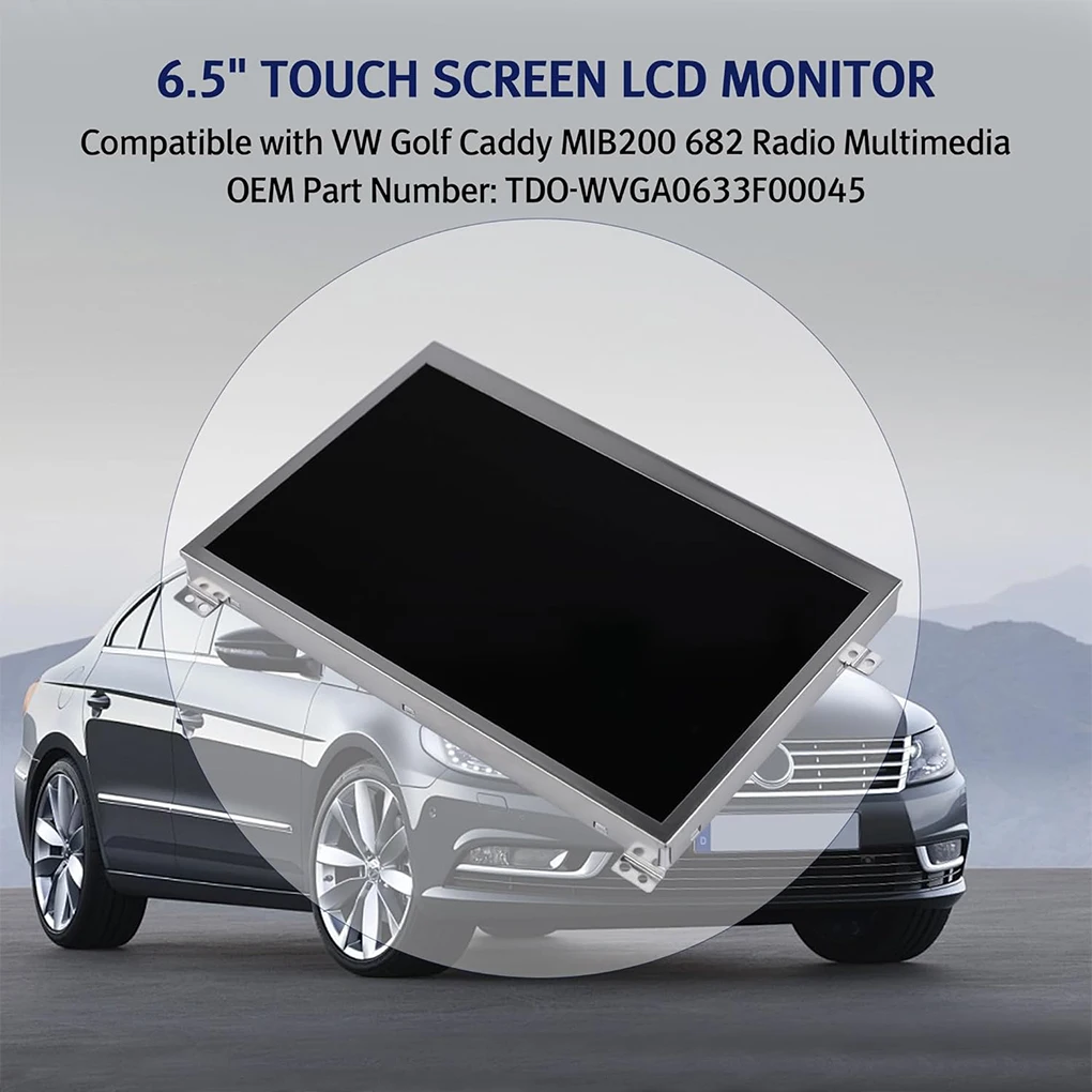 

Автомобильный сменный ЖК-экран, подходит для Volkswagen Skoda Tiguan, сменный сенсорный экран машины в сборе TDO-WVGA0633F00045