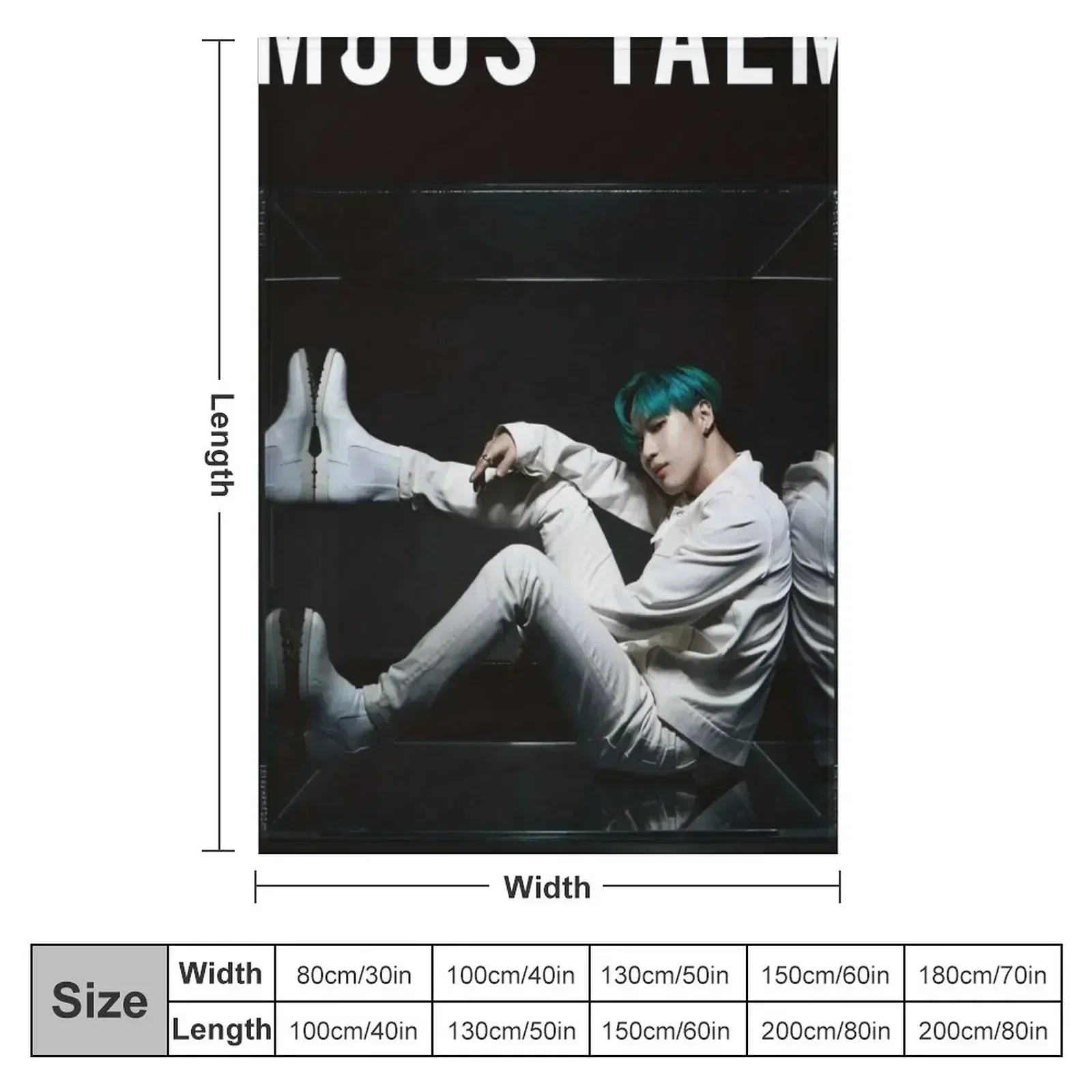 SHINee TAEMIN FAMOUS Throw Blanket for sofa Bed covers Kid'S Luxury Brand For Sofa Thin Sofa Throw Blankets