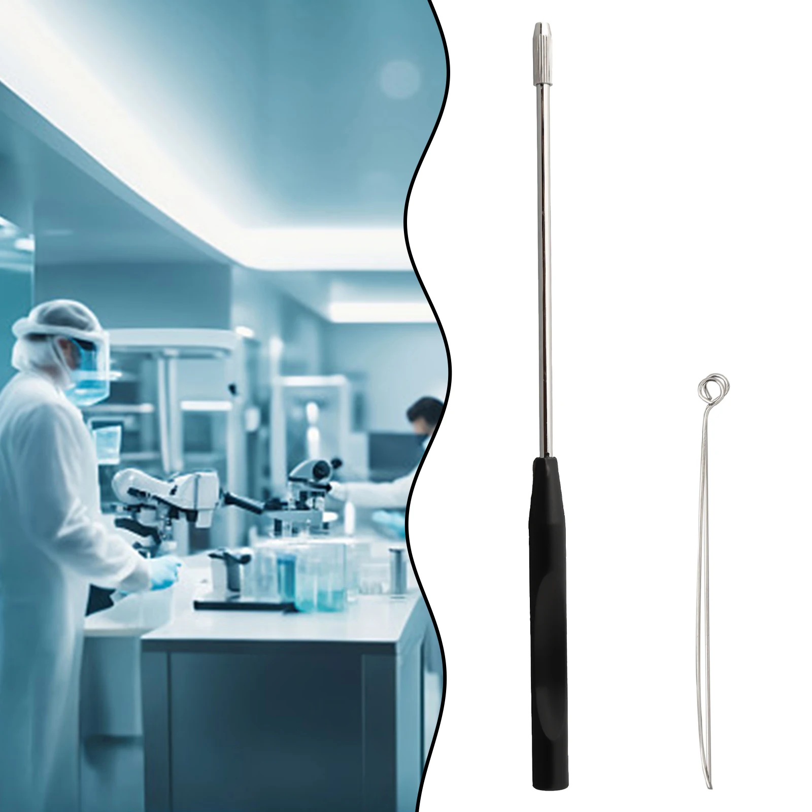 Nickel-chromium Wire Inoculation Loop Inoculation Loop Nichrome Ring Suitable For Laboratories Stainless Steel